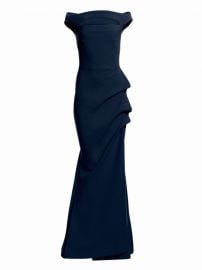 Chiara Boni La Petite Robe - Melania Off-The-Shoulder Gown at Saks Fifth Avenue